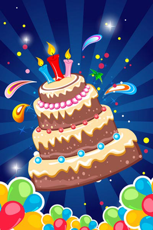 free vector Birthday card background